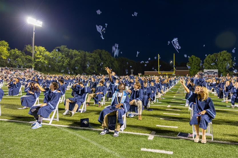 Students celebrate graduating